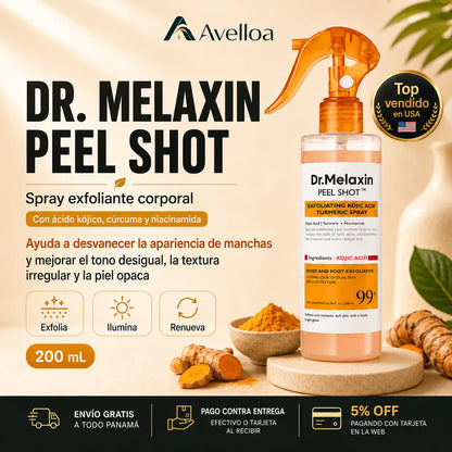 Dr. Melaxin Peel Shot – Spray Exfoliante Corporal 200 mL
