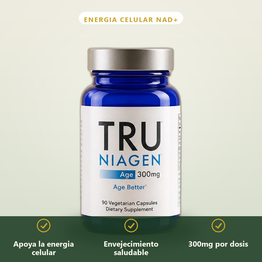 TRU Niagen 300mg – Suplemento NAD+ (90 c - beneficios clave