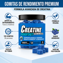 Gomitas de monohidrato de creatina para hombres y mujeres, 5000 mg