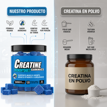 Gomitas de monohidrato de creatina para hombres y mujeres, 5000 mg