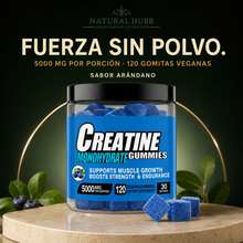 Gomitas de monohidrato de creatina para hombres y mujeres, 5000 mg