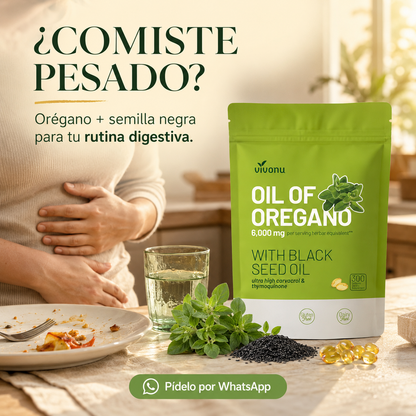 Vivonu Oil of Oregano with Black Seed Oil – 300 Softgels