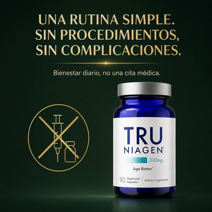 TRU Niagen 300mg – Suplemento NAD+ (90 cápsulas)