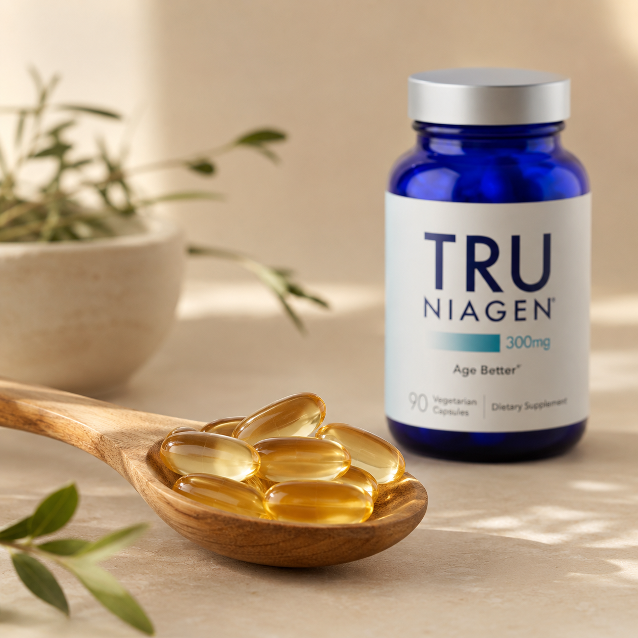 TRU Niagen 300mg – Suplemento NAD+ (90 cápsulas)