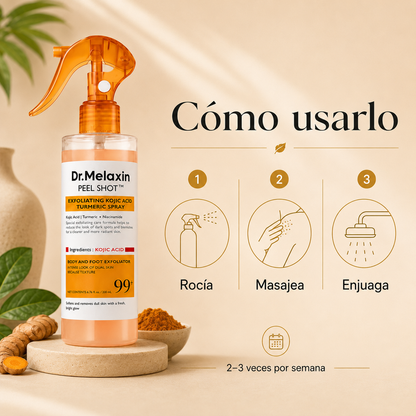 Dr. Melaxin Peel Shot – Spray Exfoliante Corporal 200 mL