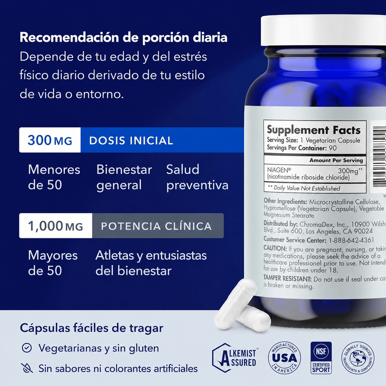 Tru Niagen 300mg — NAD+ Booster | Natural Hubb
