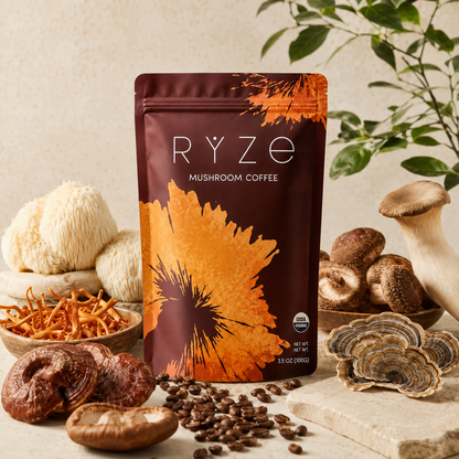 RYZE Mushroom Coffee - Café de Hongos Orgánico (30 porciones)