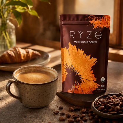 RYZE Mushroom Coffee - Café de Hongos Orgánico (30 porciones)