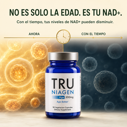 TRU Niagen 300mg – Suplemento NAD+ (90 cápsulas)