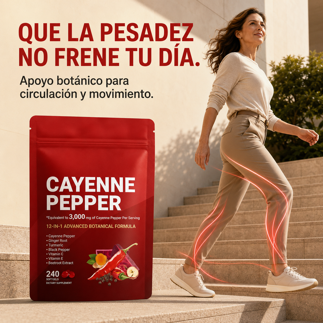 Cayenne Pepper 12-in-1 Advanced Botanical Formula – 240 Softgels