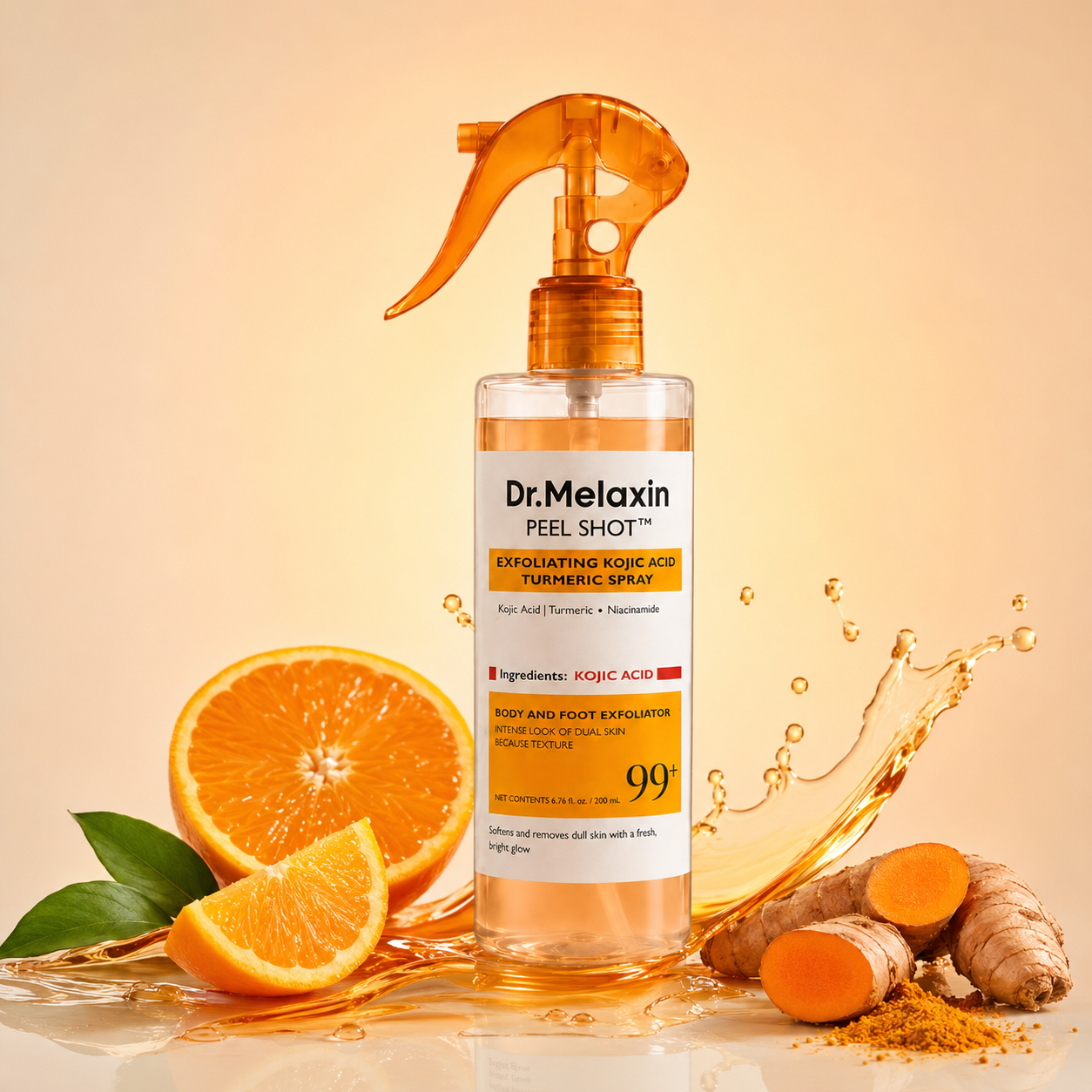 Dr. Melaxin Peel Shot – Spray Exfoliante Corporal 200 mL