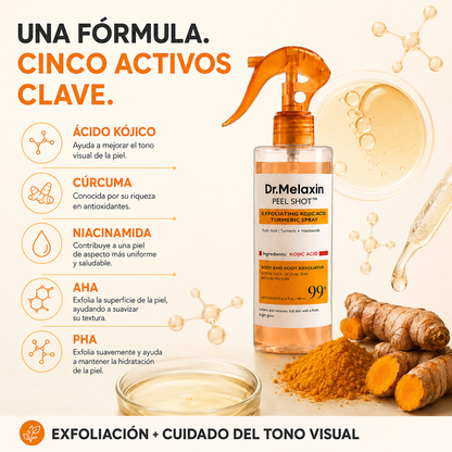 Dr. Melaxin Peel Shot – Spray Exfoliante Corporal 200 mL