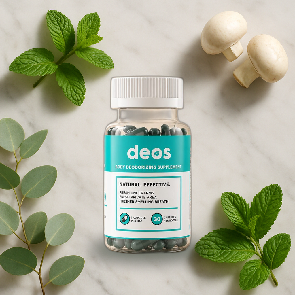 DEOS Body Deodorizing Supplement 30 Cáps - ingredientes naturales