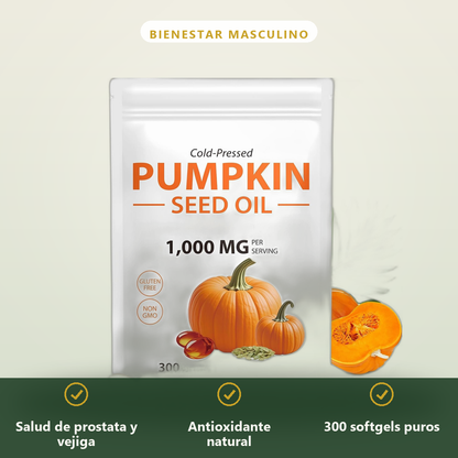 Aceite de Semilla de Calabaza 300 Softge - beneficios clave