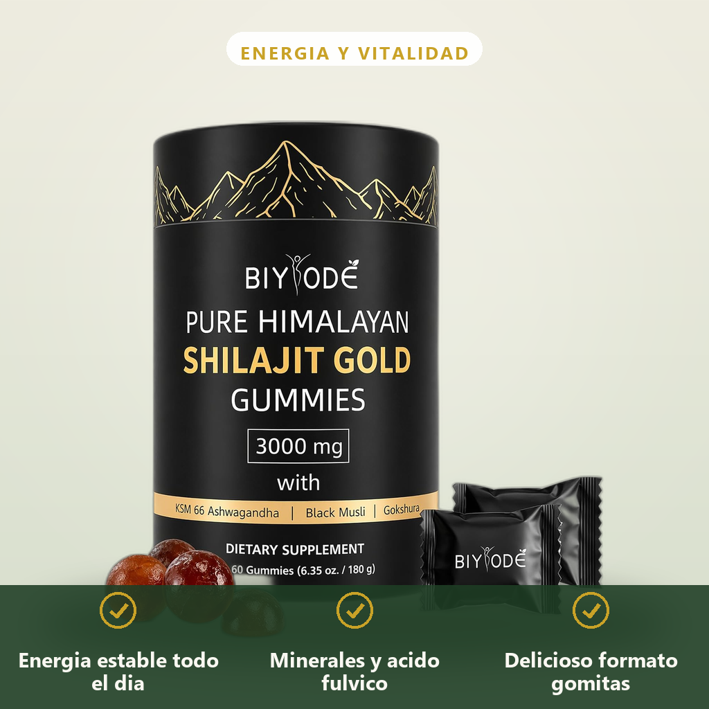 Shilajit Gold Gummies - beneficios clave