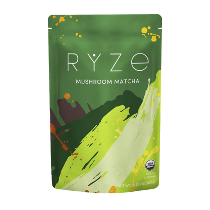 RYZE Mushroom Matcha - Matcha de Hongos Orgánico (30 Porciones)