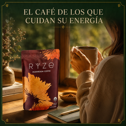 RYZE Mushroom Coffee - Café de Hongos Orgánico (30 porciones)