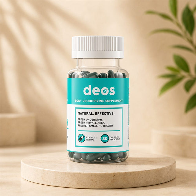 DEOS Body Deodorizing Supplement 30 Cápsulas | Natural Hubb Panamá