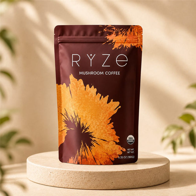 RYZE Mushroom Coffee - Café de Hongos Orgánico (30 porciones)