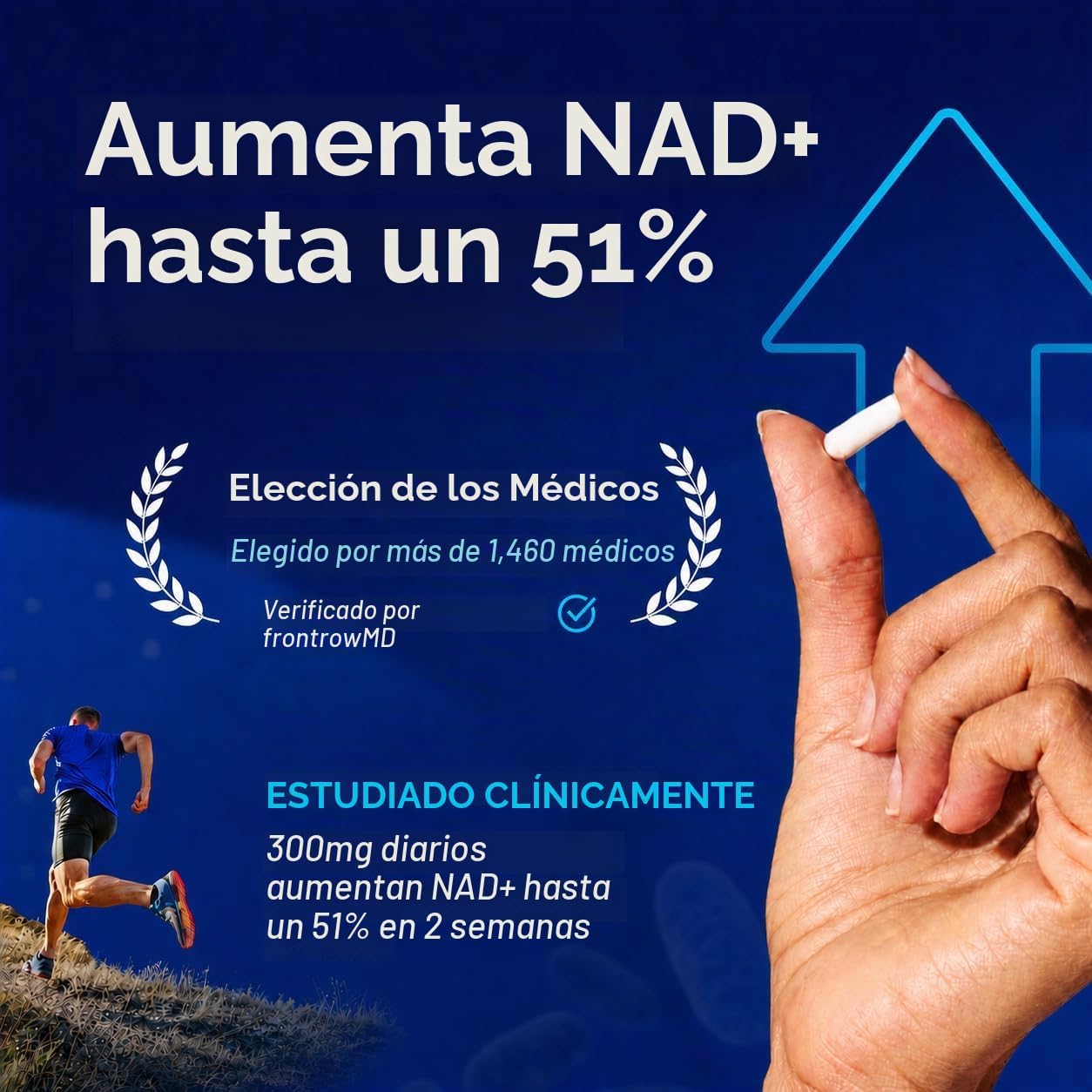 Tru Niagen aumenta el NAD+ hasta 51%