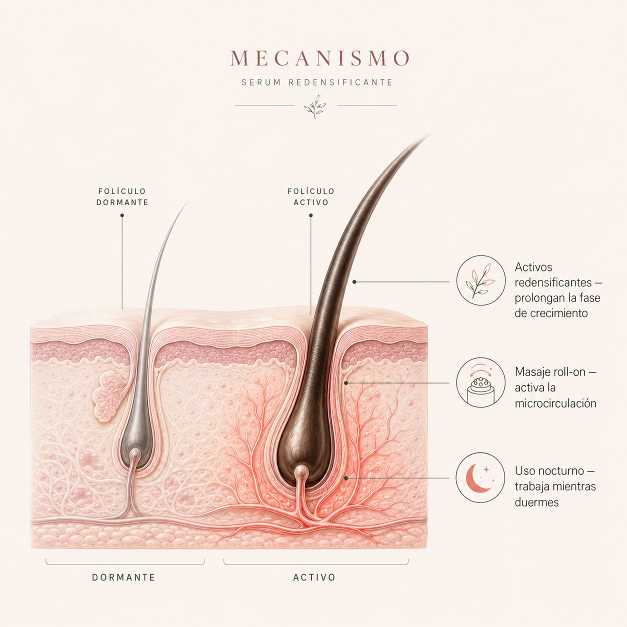 Cómo funciona Be Bodywise Hair Density Serum