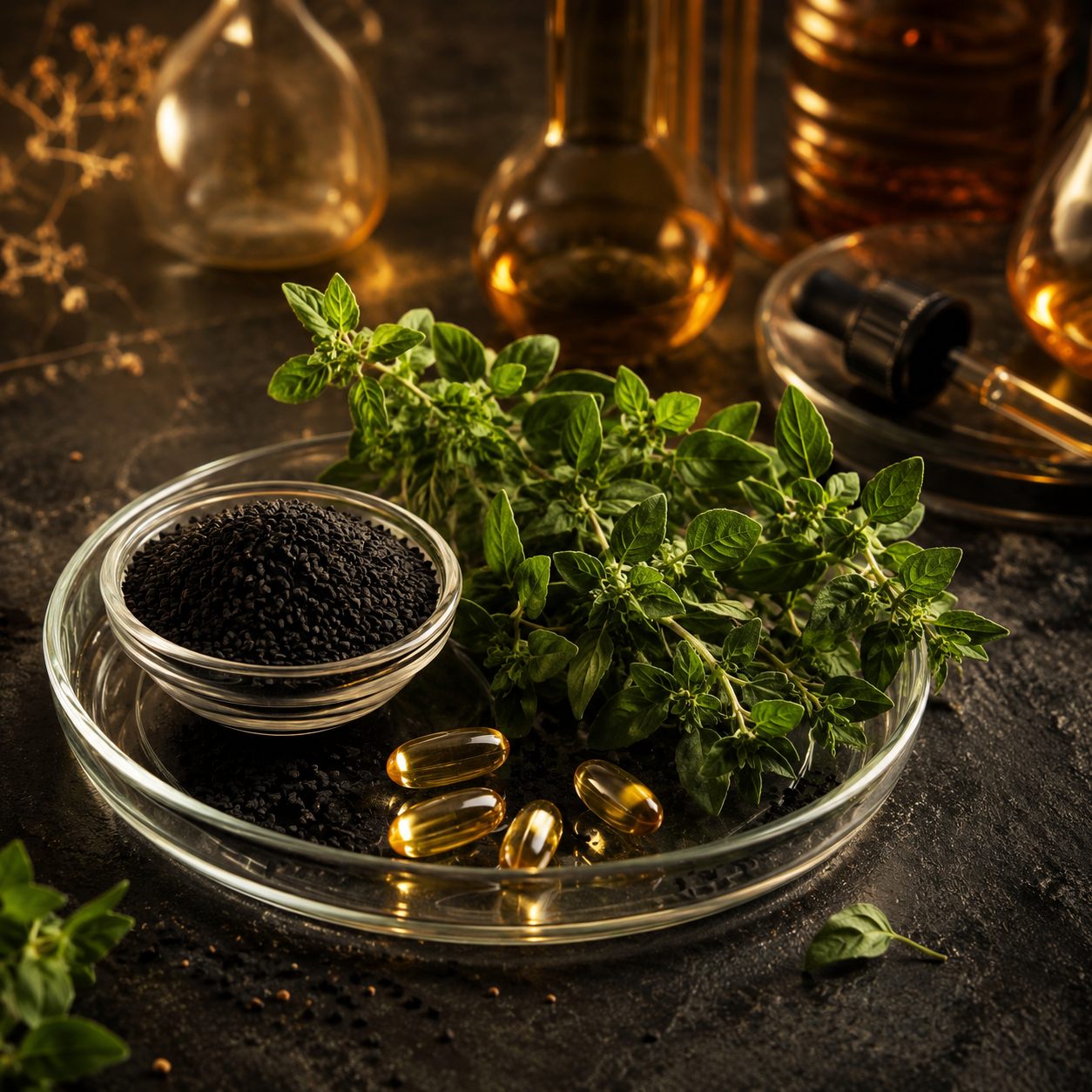 Orégano + comino negro, lab tested