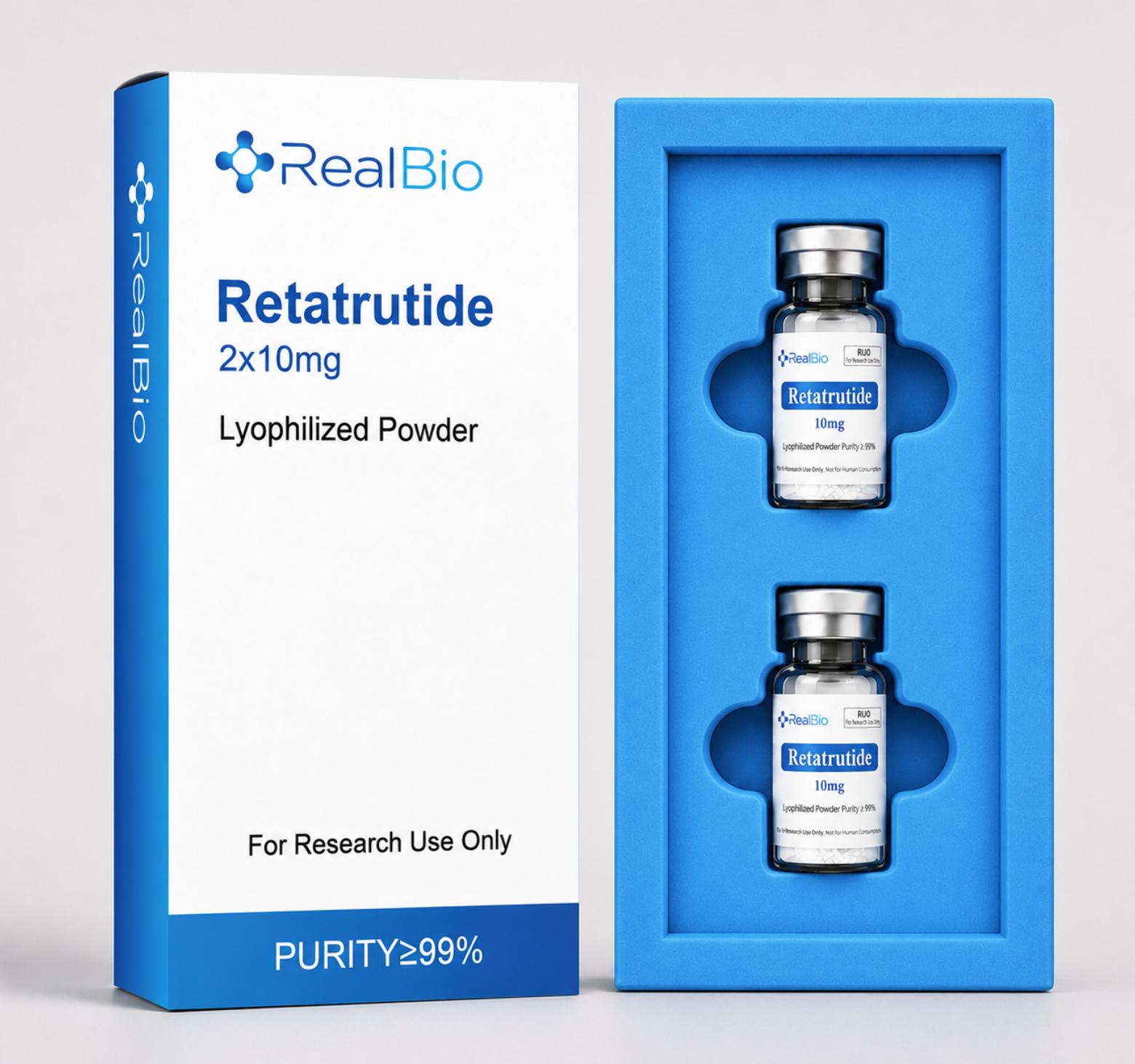 RealBio Retatrutide — For Research Use Only