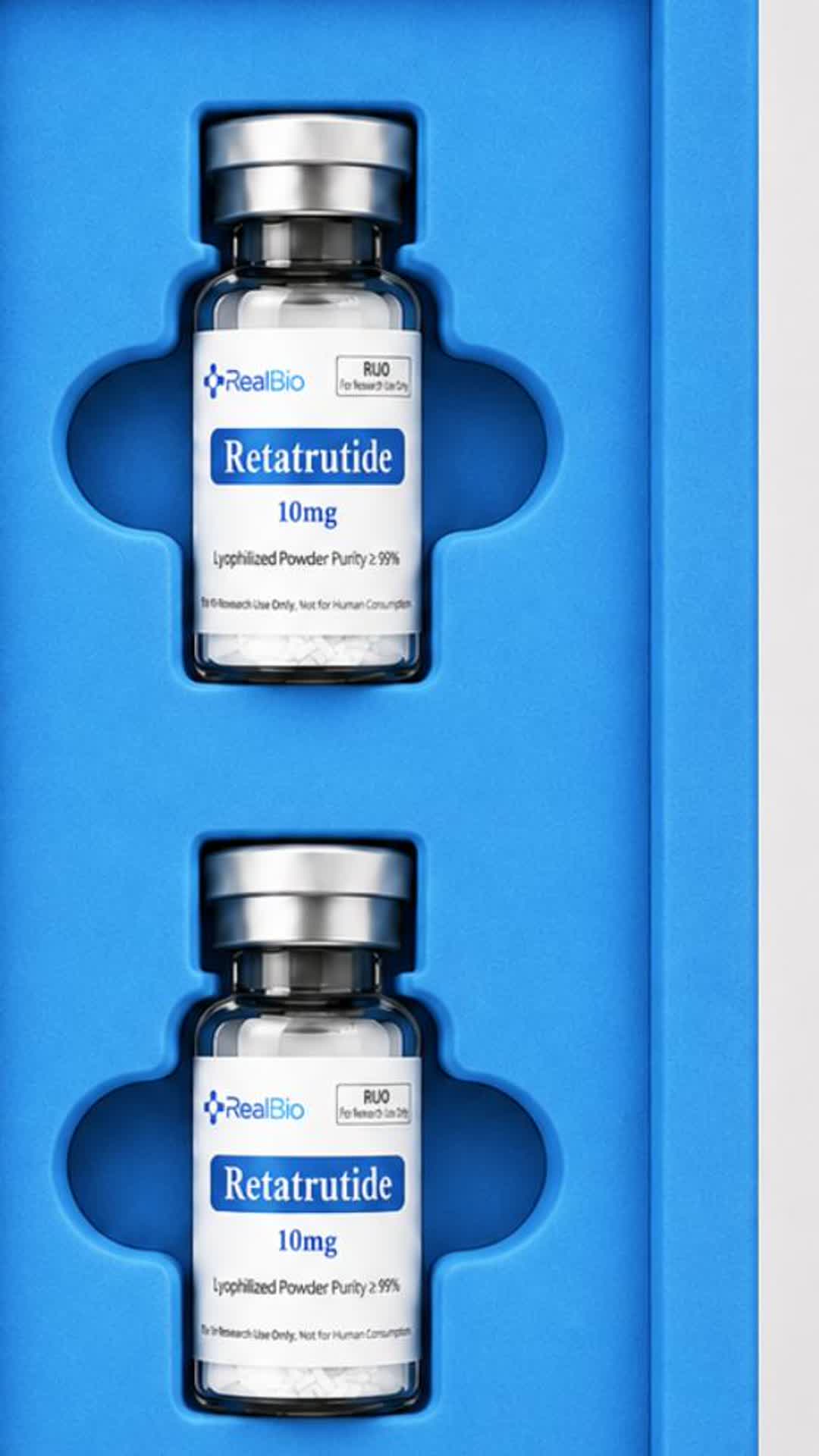 Vial RealBio Retatrutide 10mg